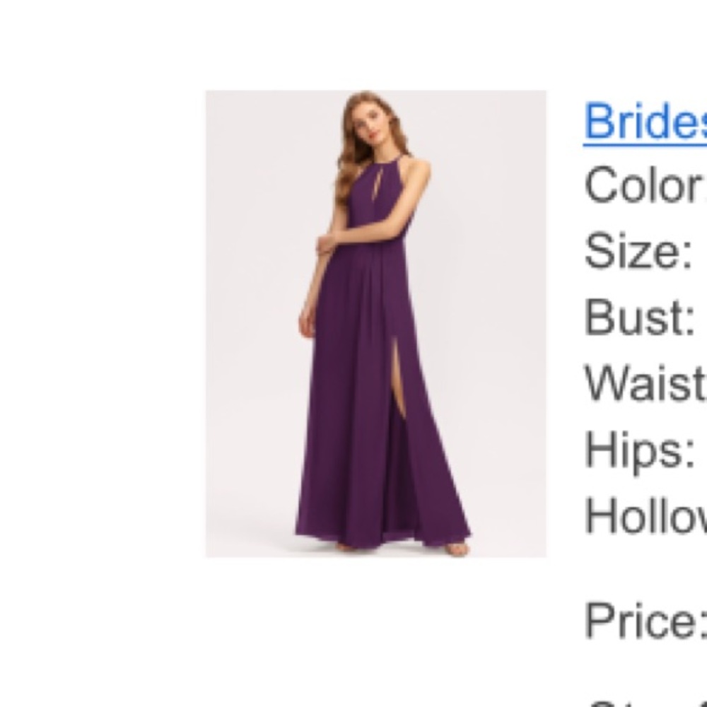 bridesmaid dress